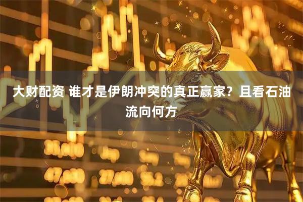 大财配资 谁才是伊朗冲突的真正赢家？且看石油流向何方