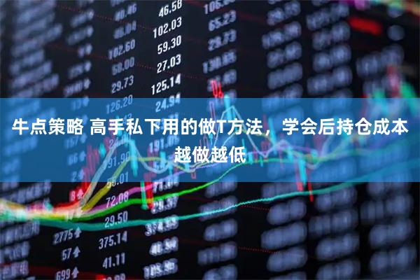牛点策略 高手私下用的做T方法，学会后持仓成本越做越低