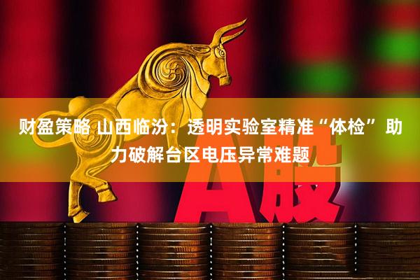 财盈策略 山西临汾：透明实验室精准“体检” 助力破解台区电压异常难题